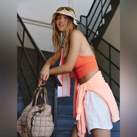 Free People Good Karma Halter Tank🍊 - Picture 3 of 7